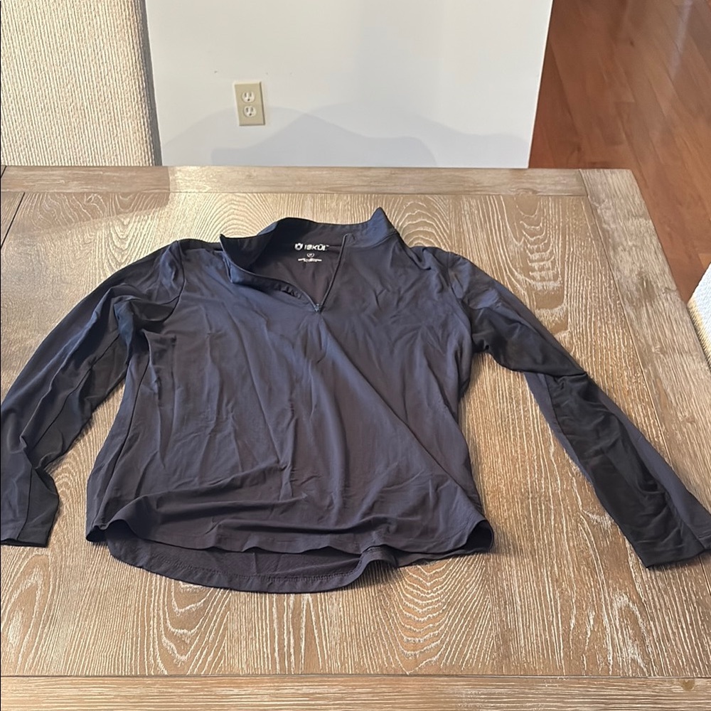 ASICS Charcoal Long Sleeve Top